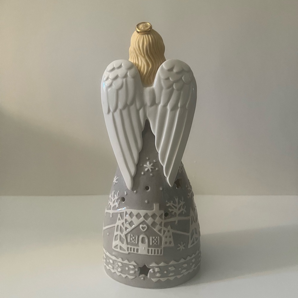 Festive Folk Light-Up Angel Figurine - Picture 3 of 8